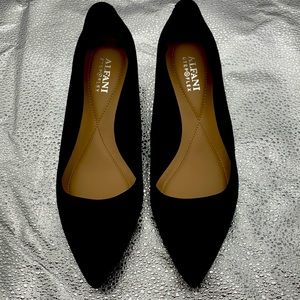 New Never Worn Alfani Step N Flex Black Suede Pumps Size 6M